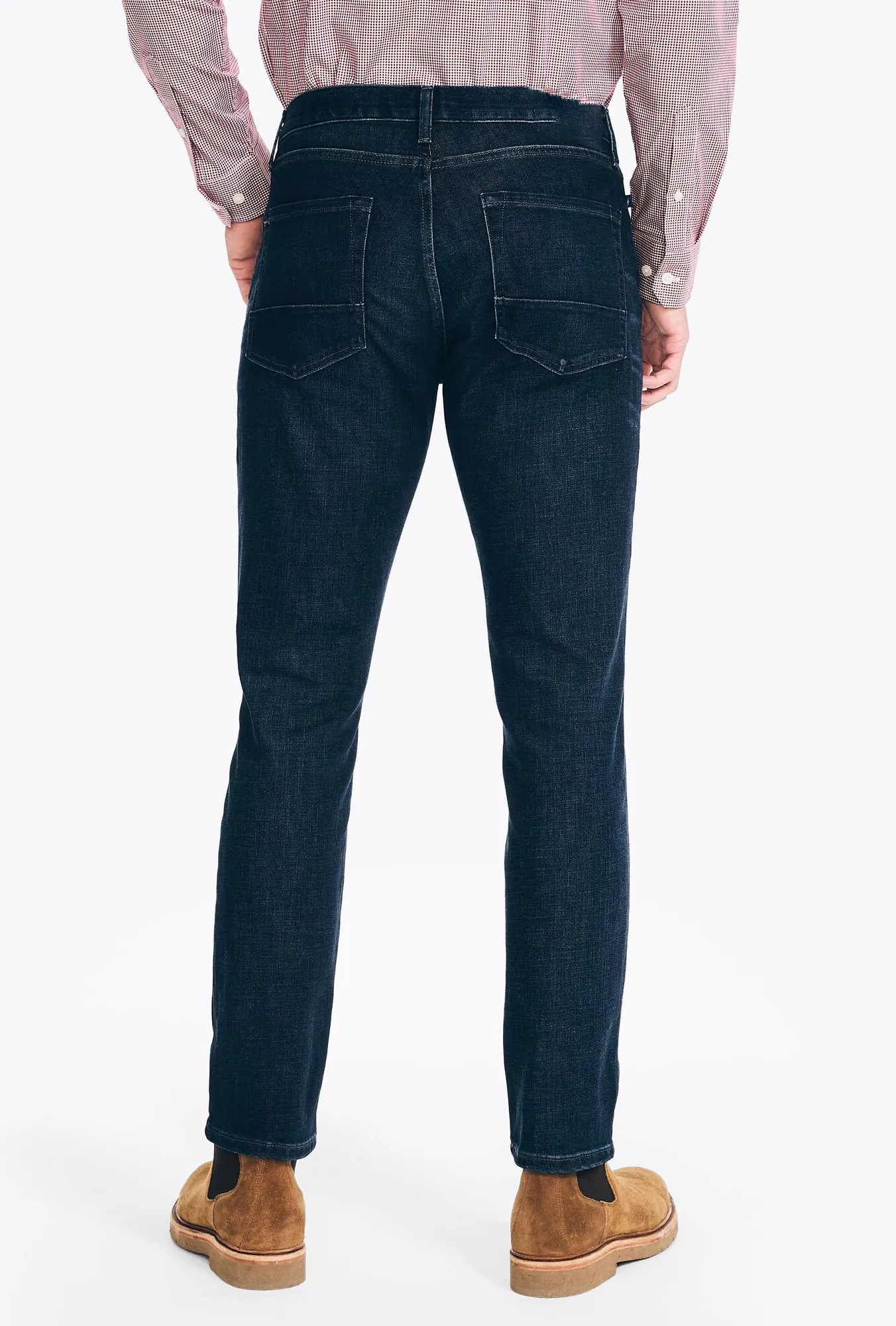 Men's Branded Slim Stretch Denim Jeans Blue - image 2