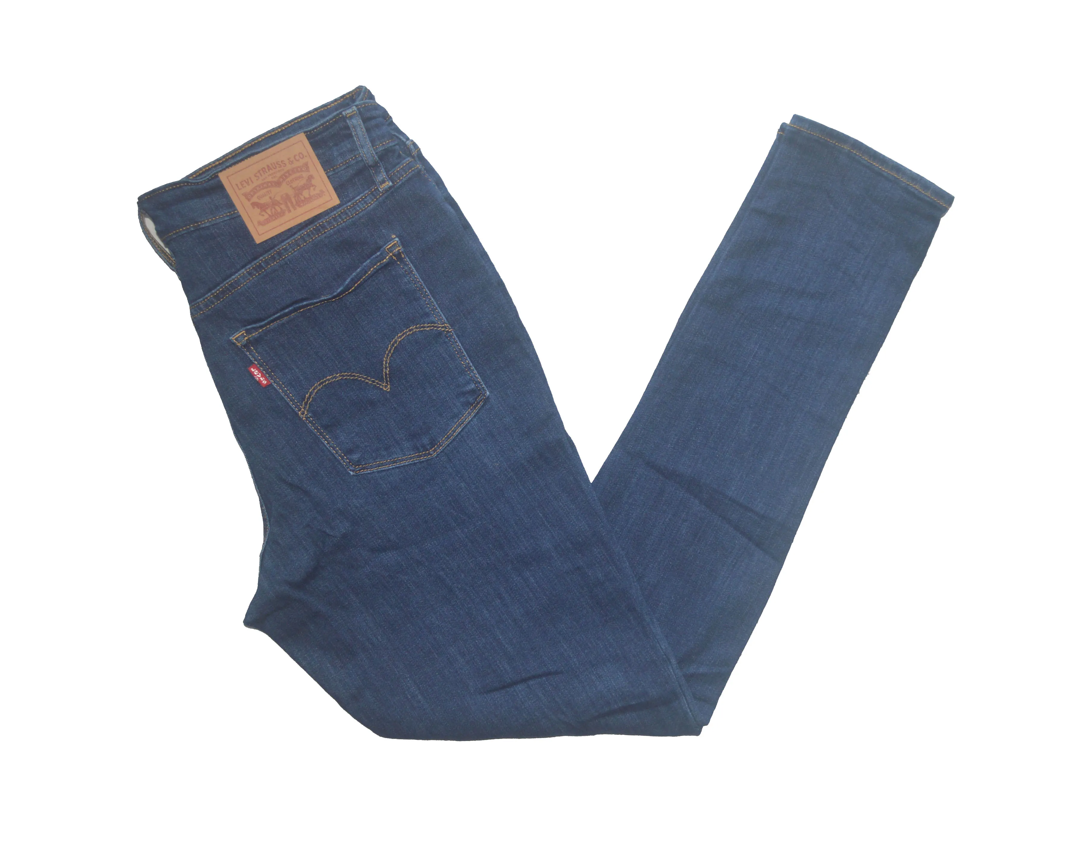 Generic Dark Blue Womens Skinny Denim Big Size - image 2
