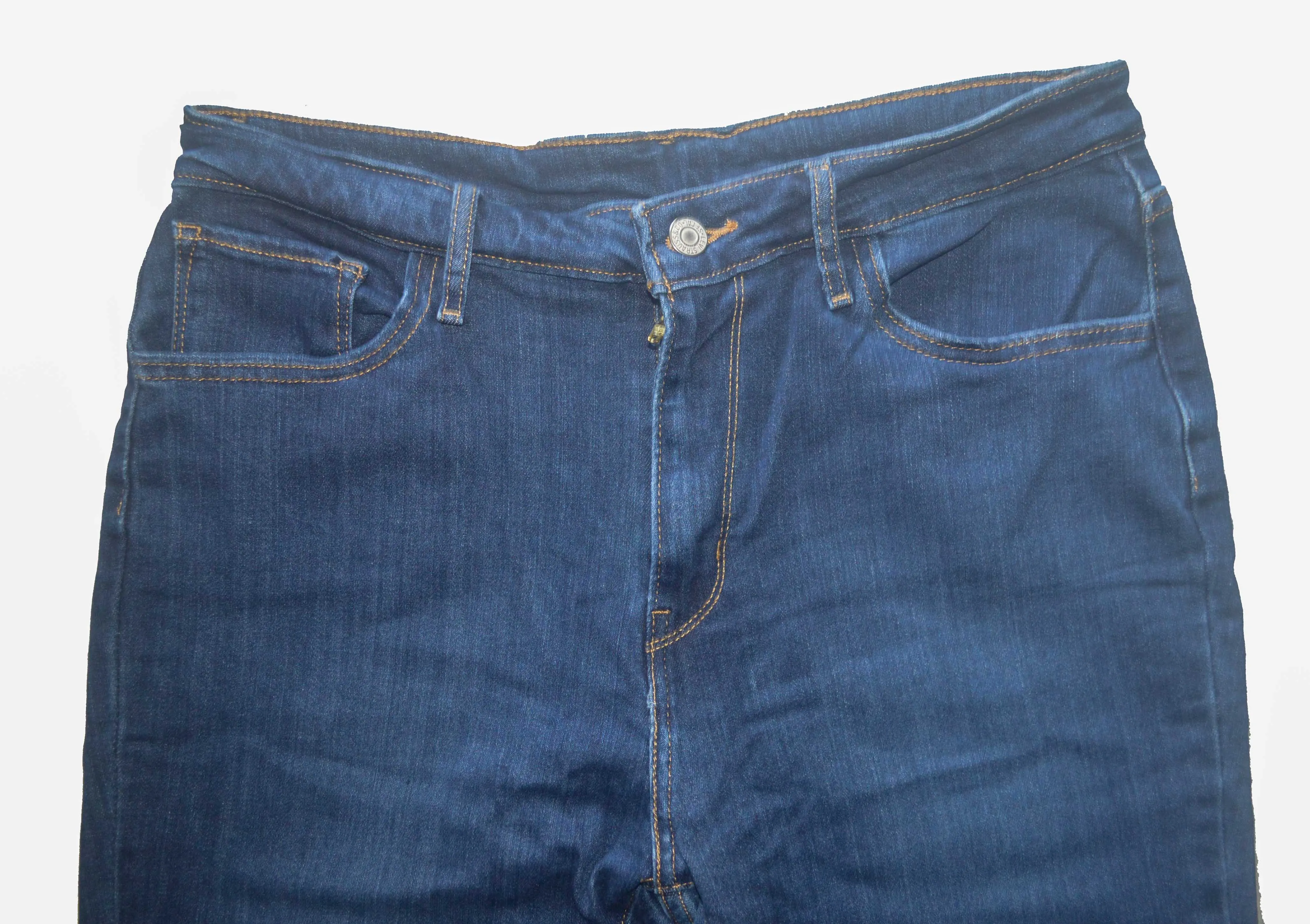 Generic Dark Blue Womens Skinny Denim Big Size - image 3