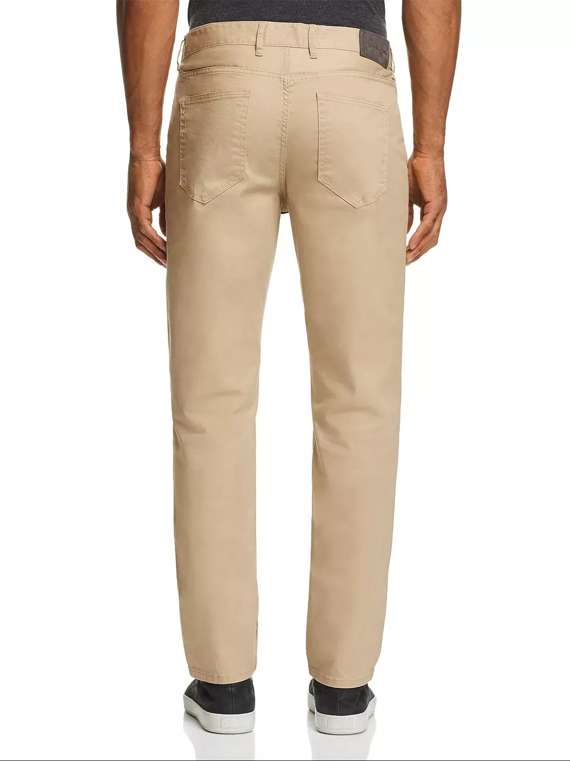 Generic Mens Slim Fit Twill Pants Khaki Waist:35 - image 2