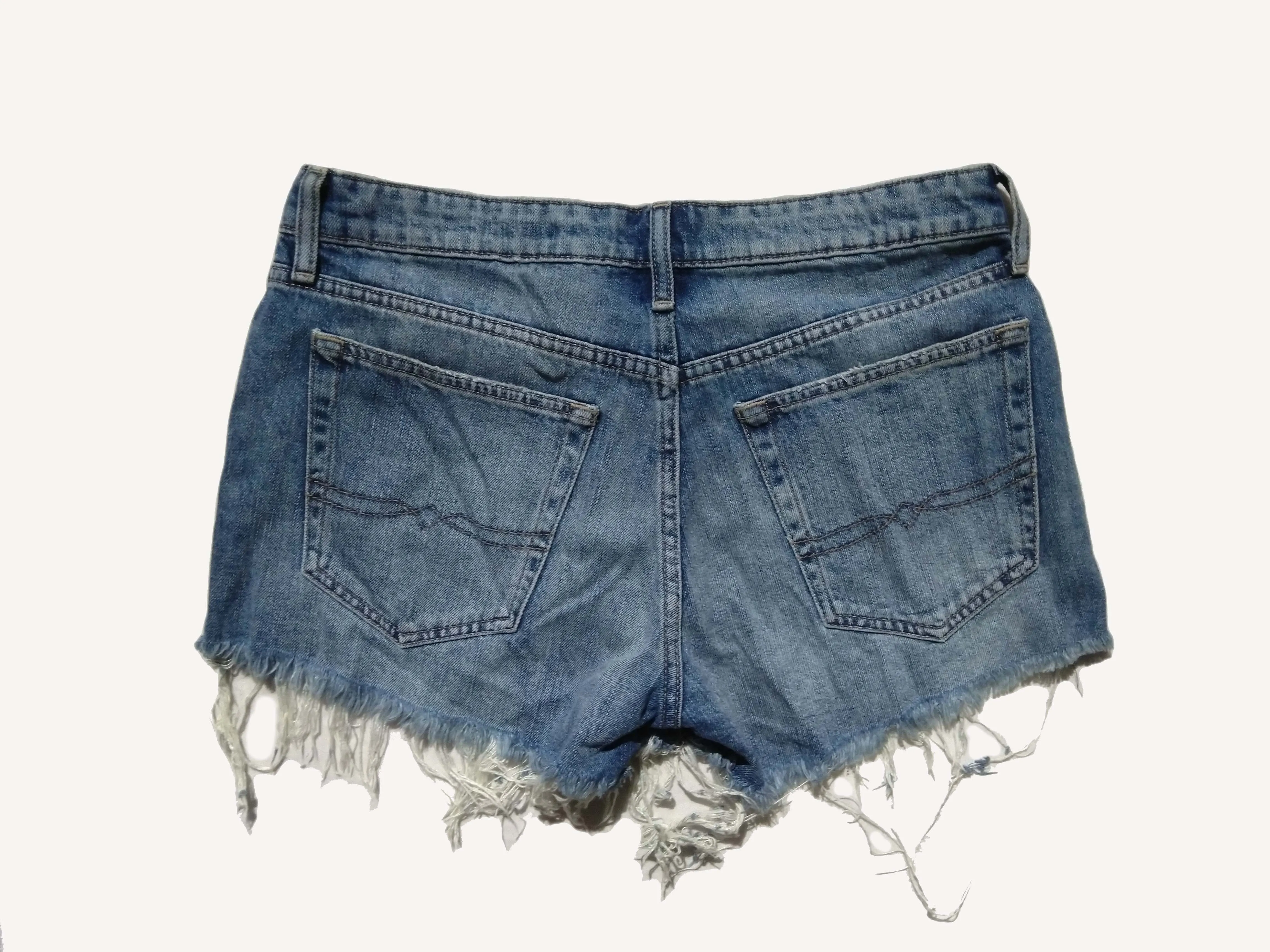 Lucky Brand Cut Off Denim Short Blue Waist 36 - image 2