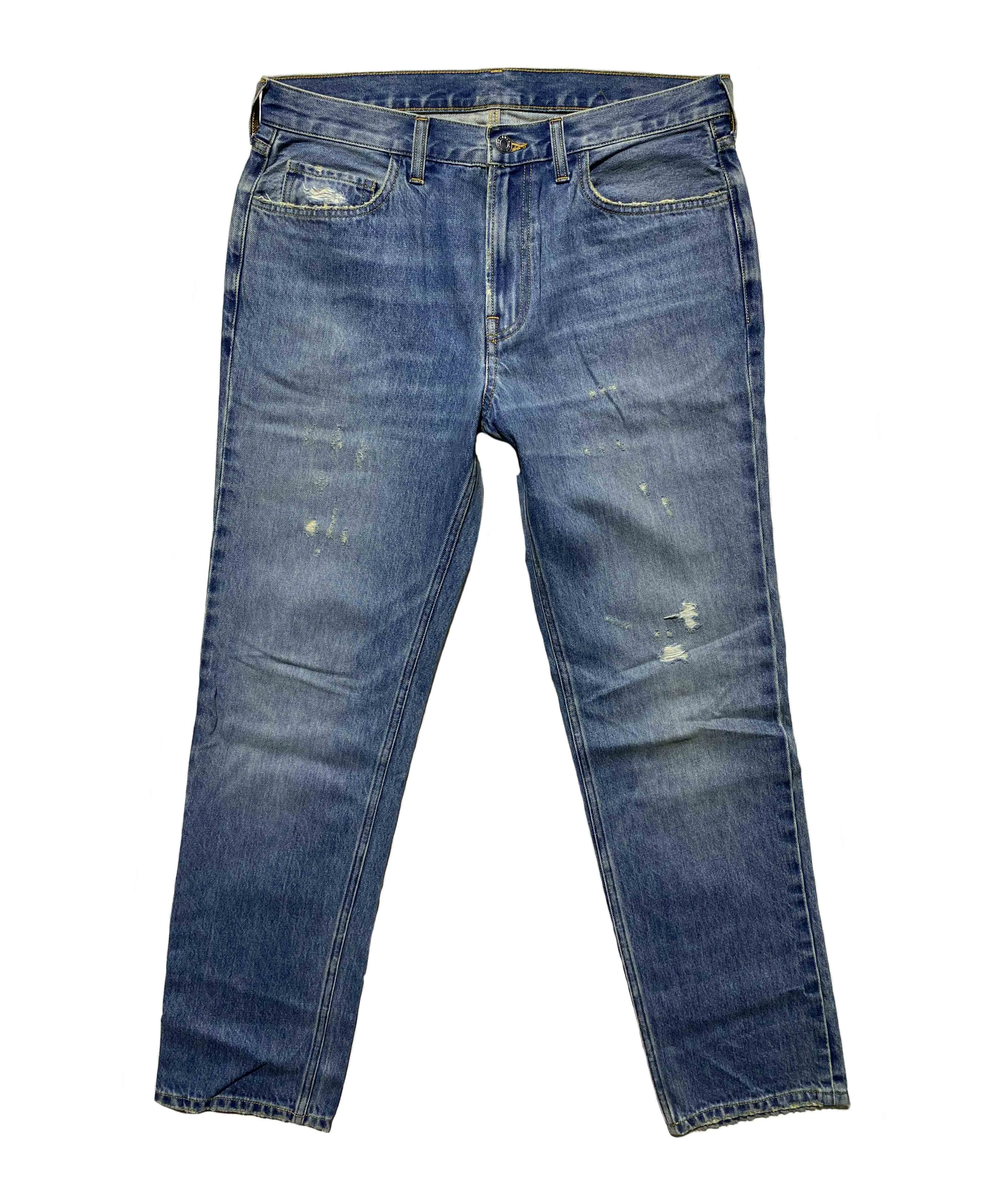 Generic Patch Denim Jeans Blue Waist:36 - image 2