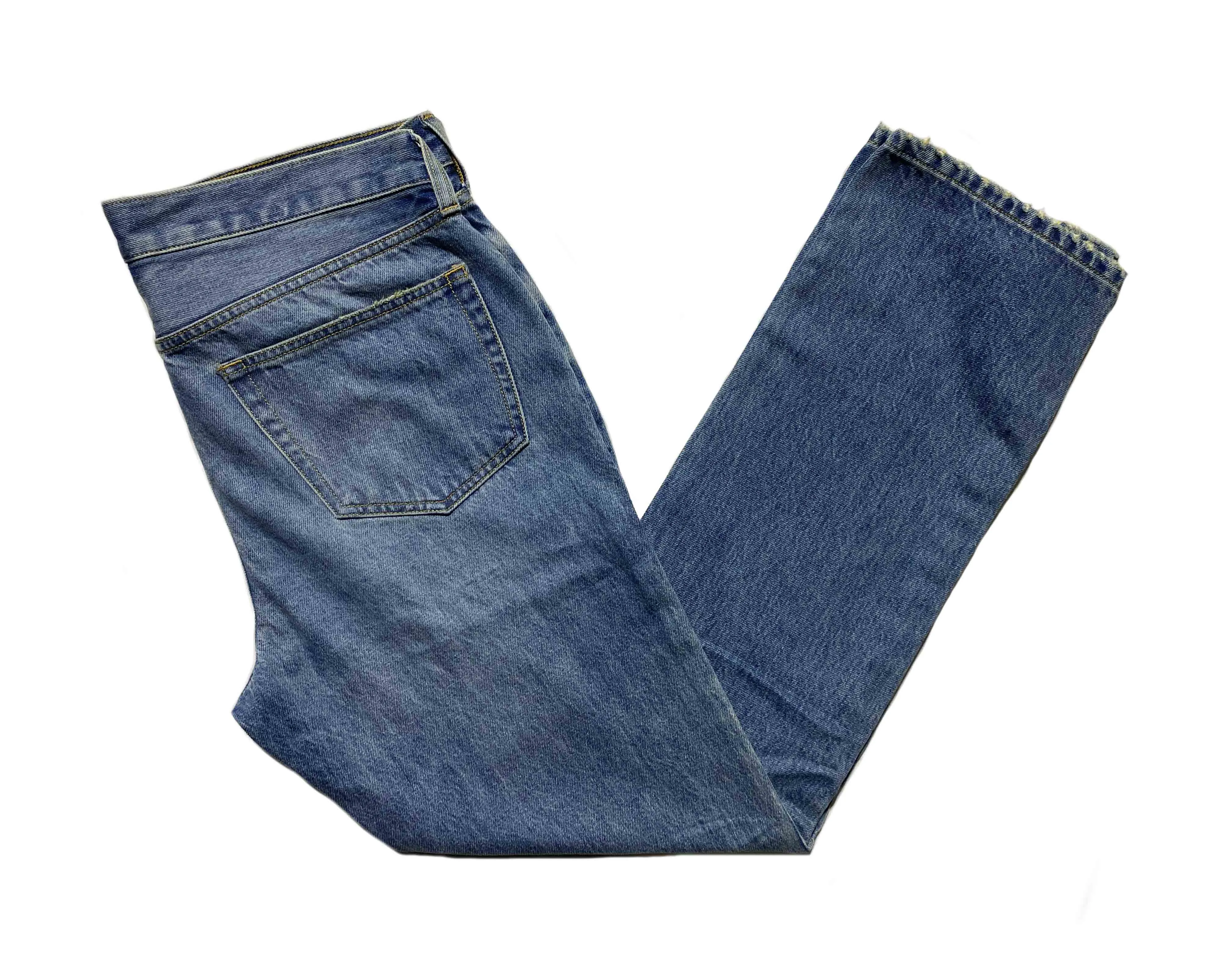 Generic Patch Denim Jeans Blue Waist:36 - image 3