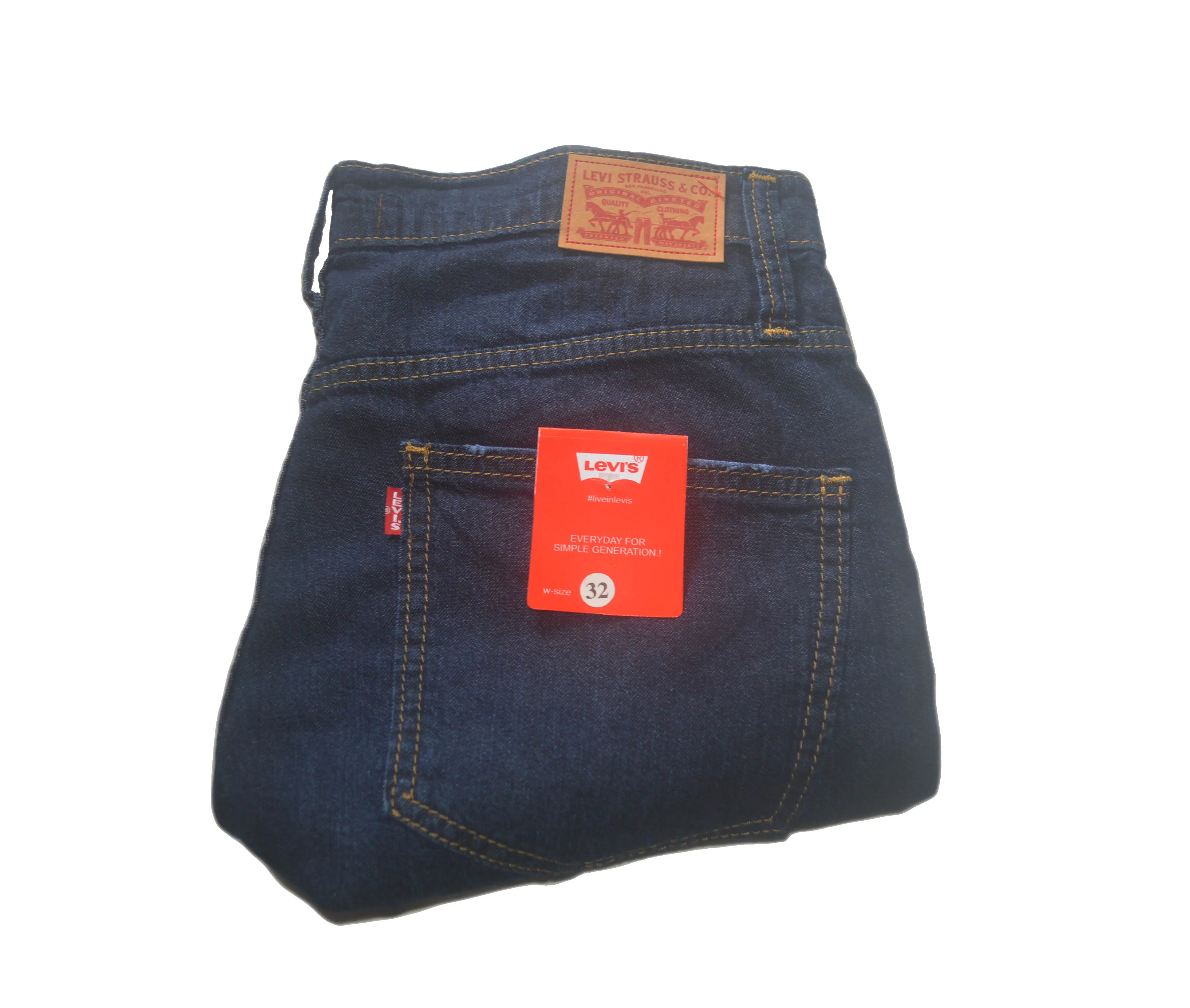 Generic Dark Blue Denim Short - image 2