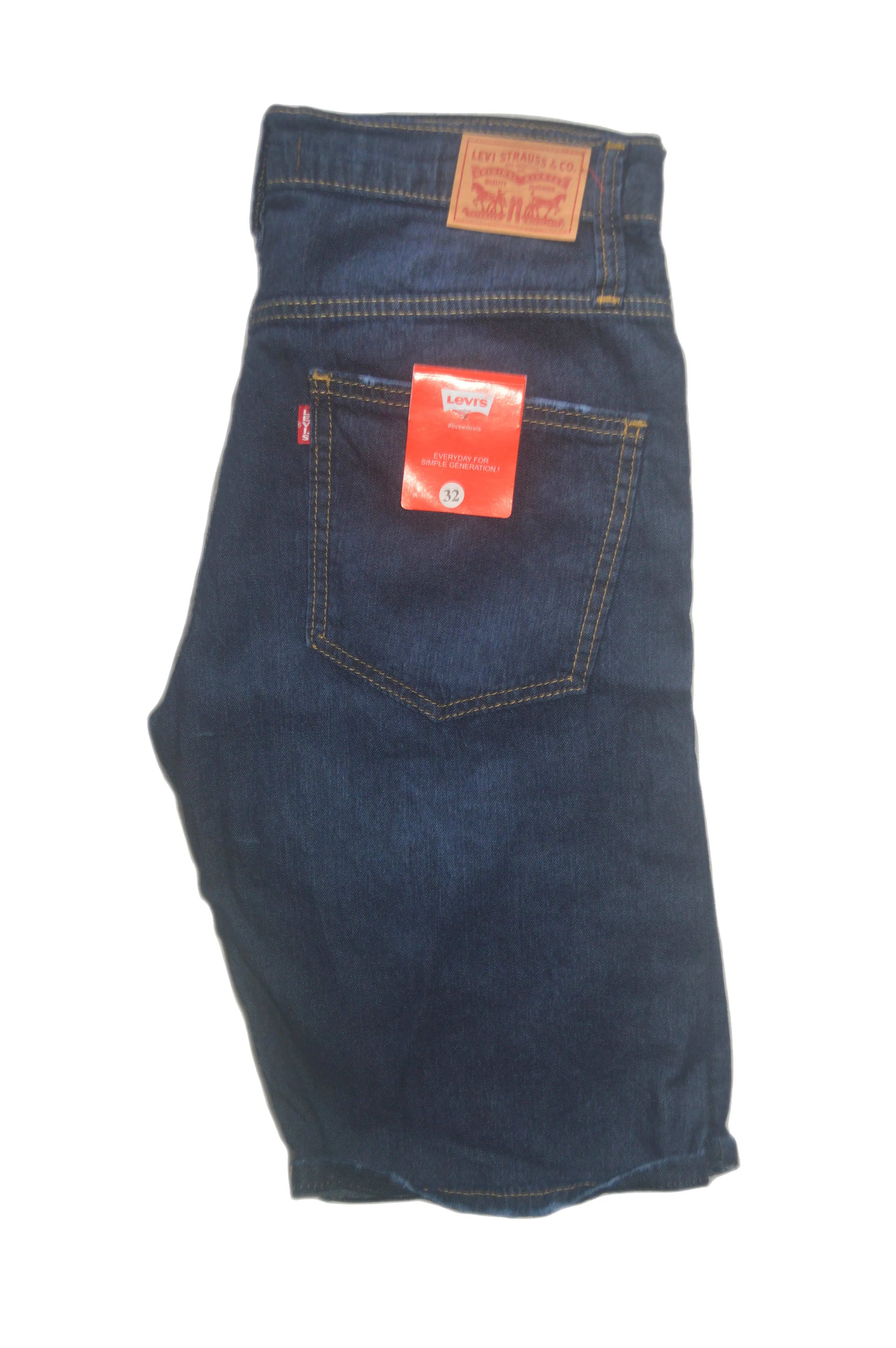 Generic Dark Blue Denim Short - image 3