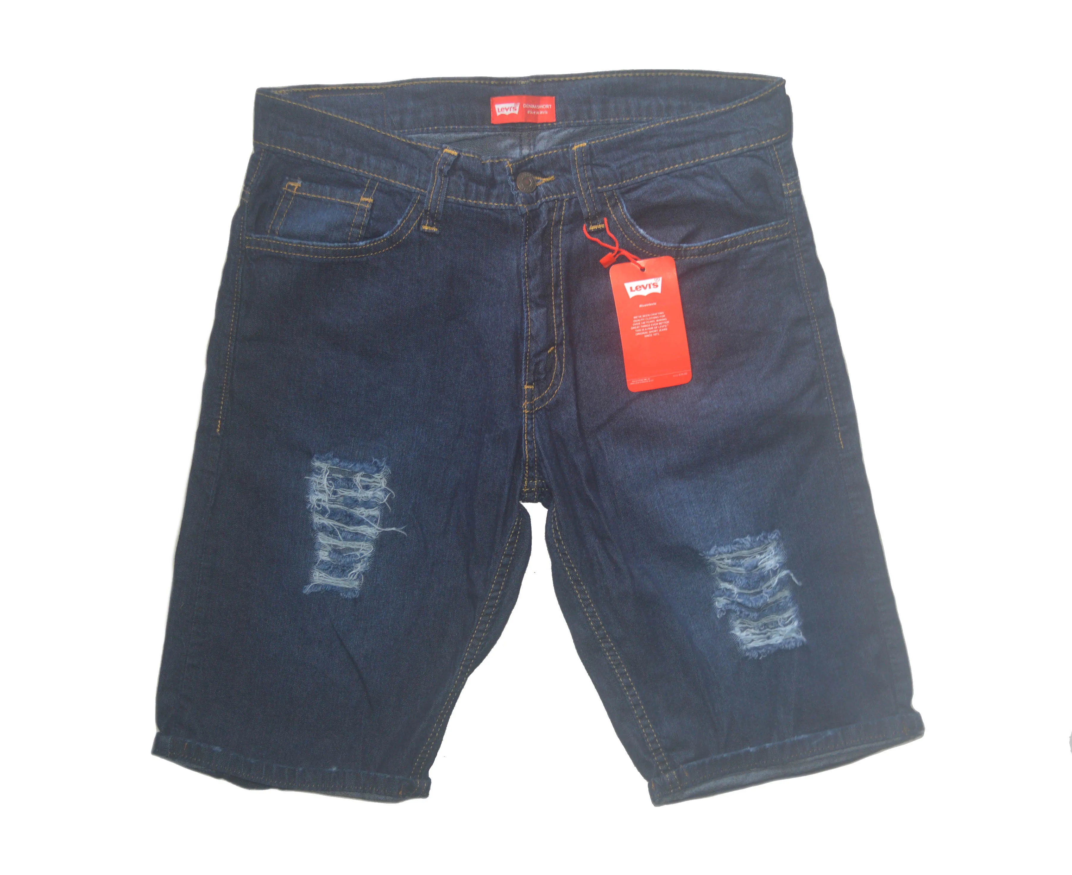 Generic Dark Blue Denim Short - image 4