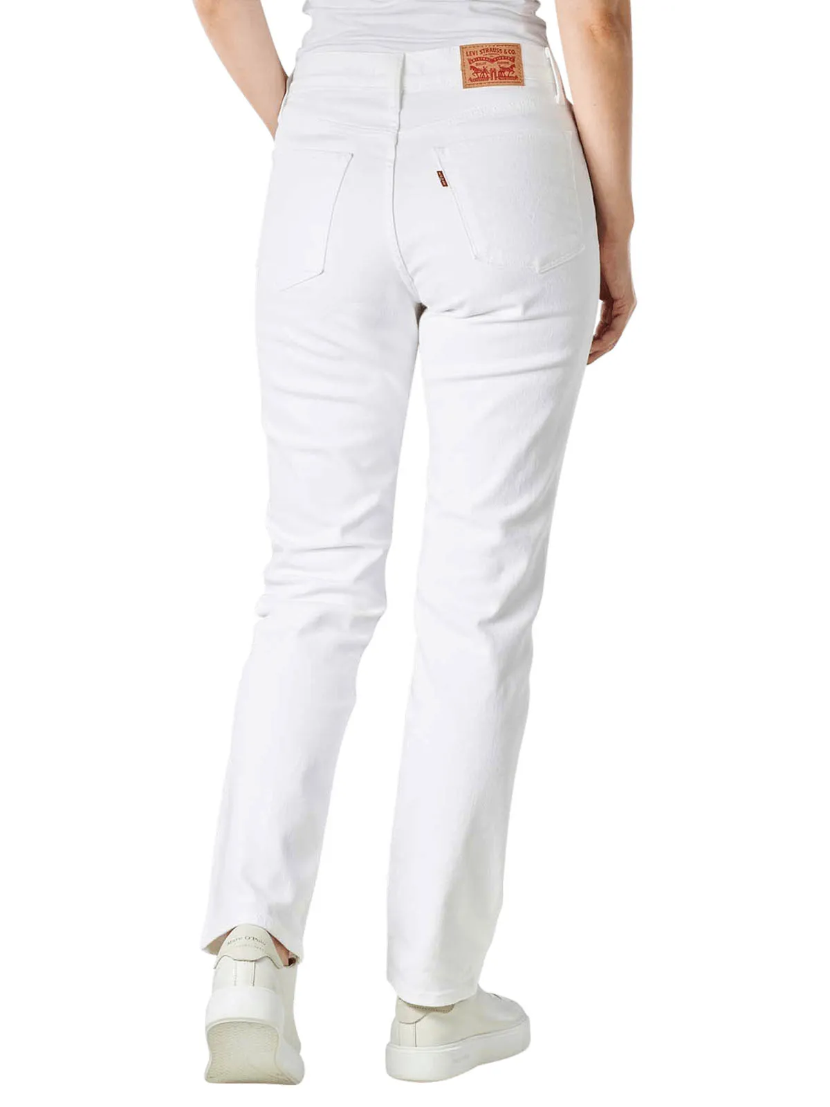 Levis Classic Straight-Leg White Jeans - image 3