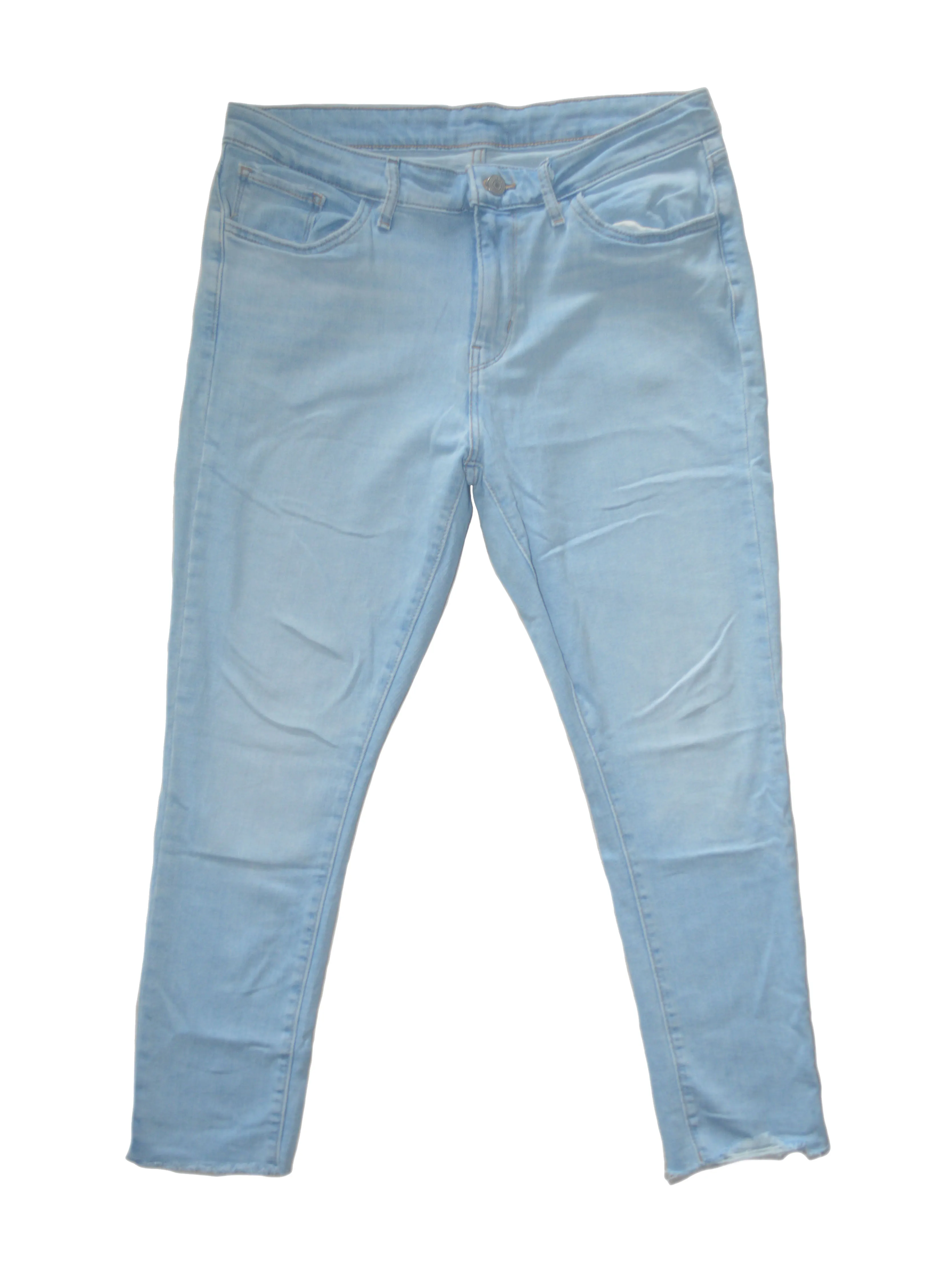 Generic Light Blue Womens Denim Half Length 0061 - image 2