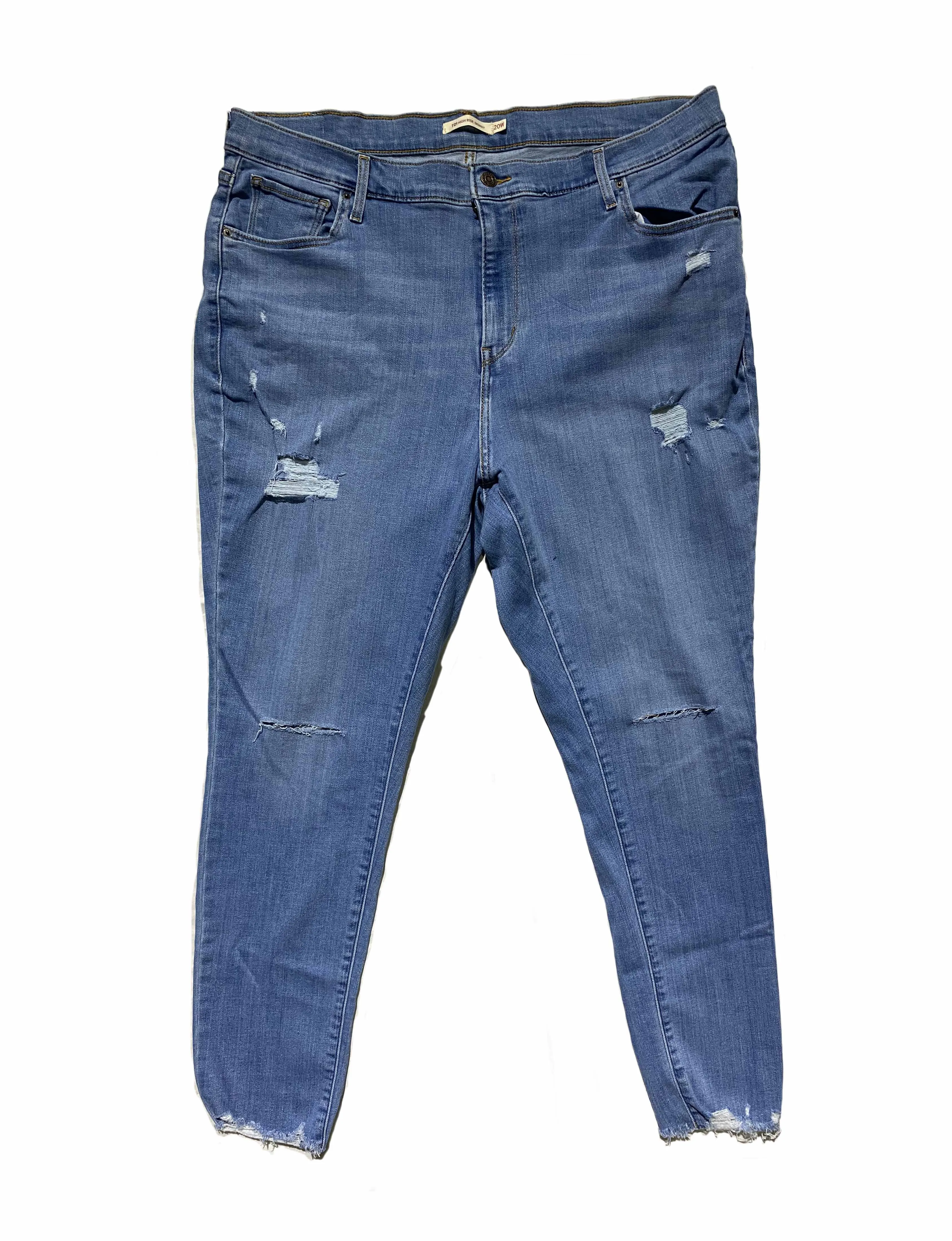 Levis 721 High Rise Skinny Plus Size Jean