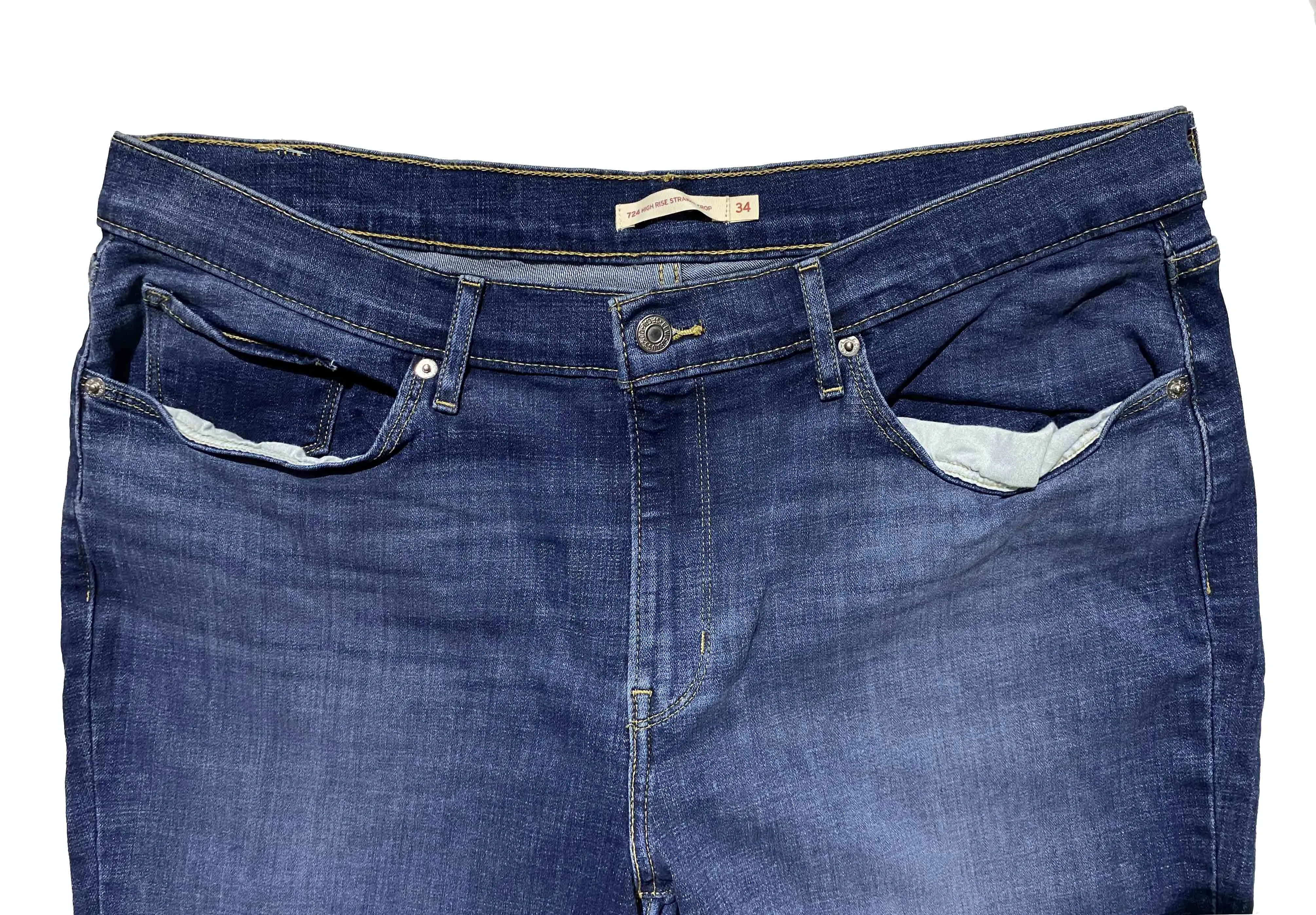 Generic 724 High Rise Straight Jeans Plus Size - image 3