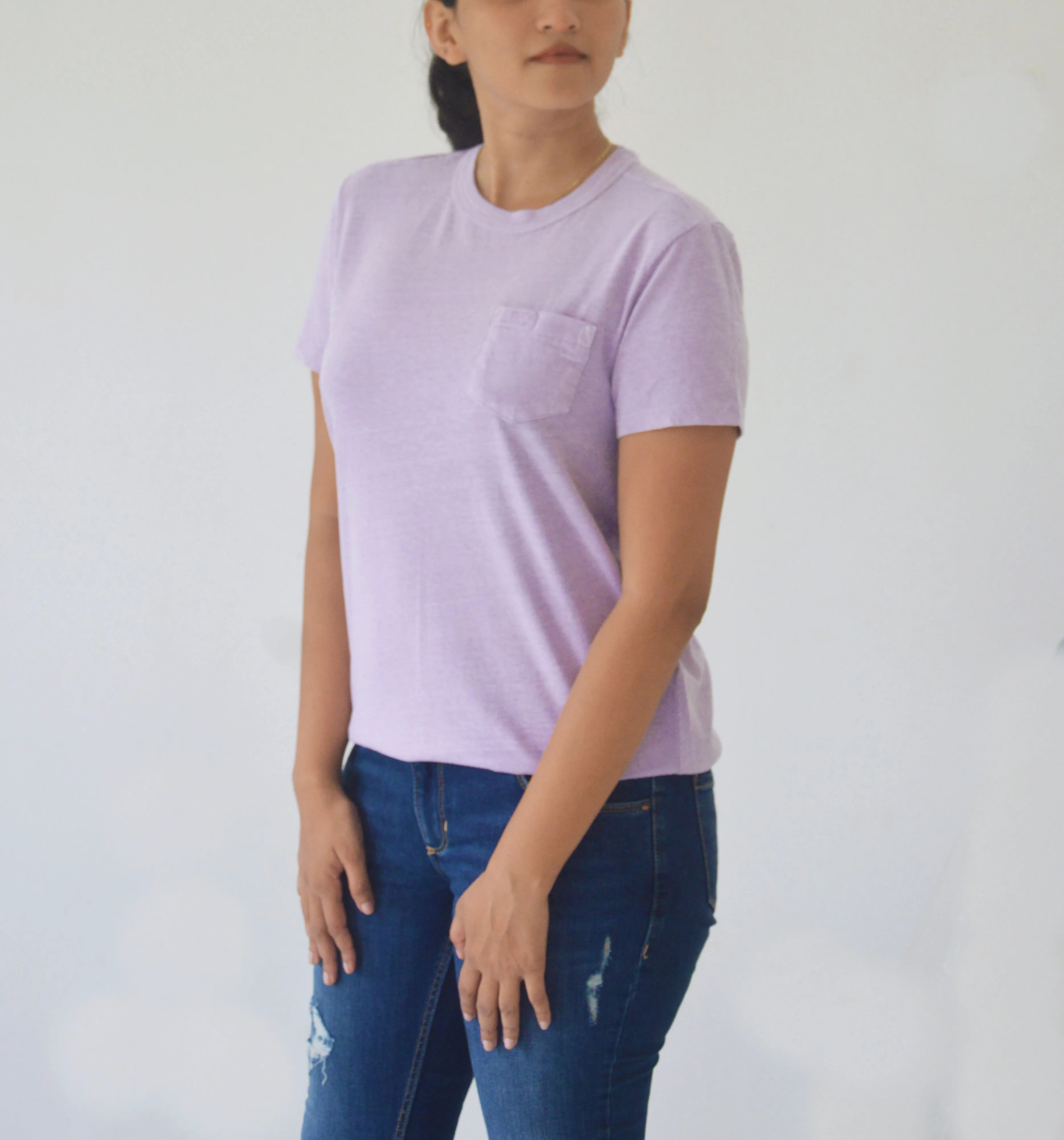 Generic XS Purple Womens T-shirt Cotton - image 2