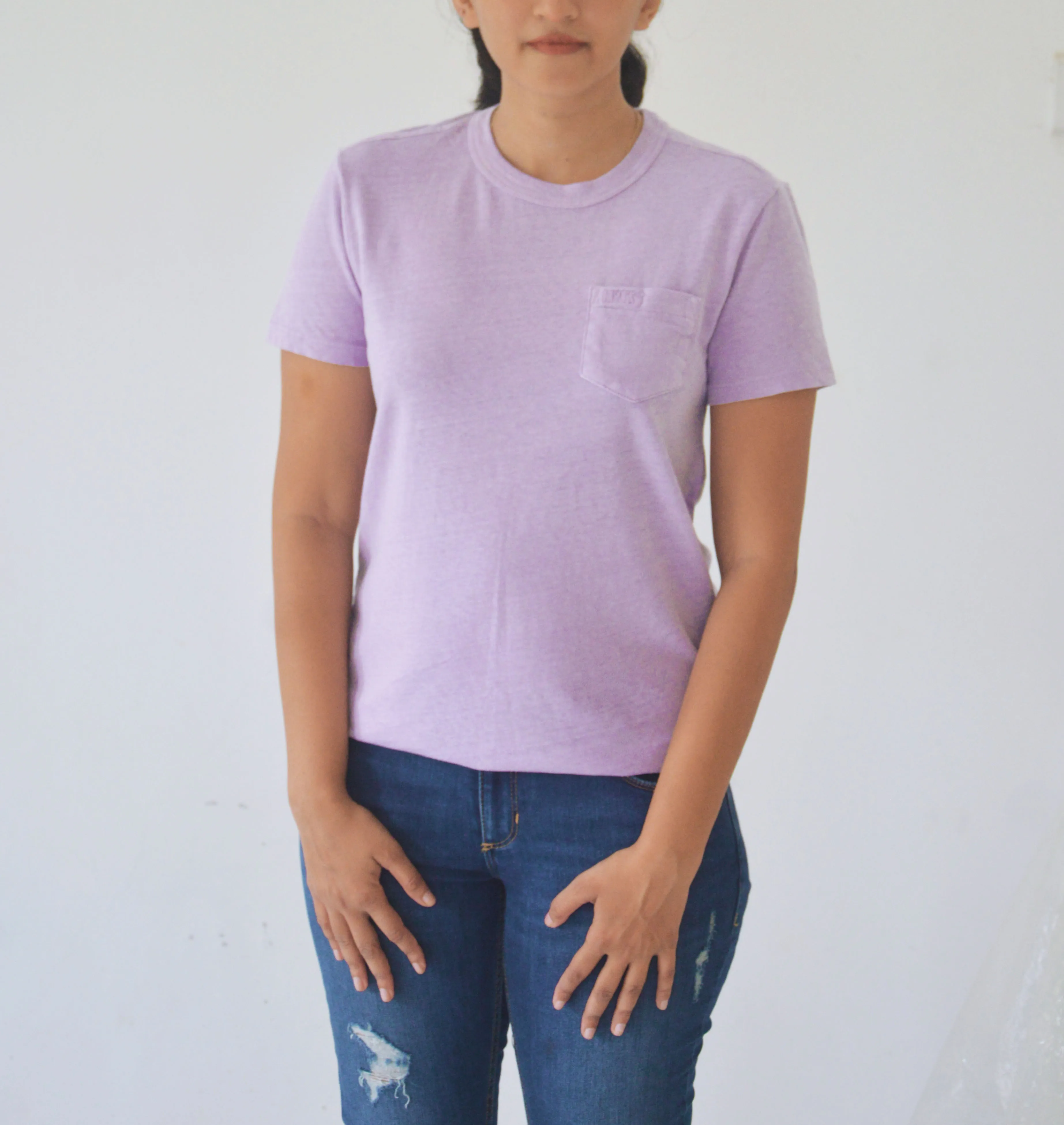 Generic XS Purple Womens T-shirt Cotton - image 3