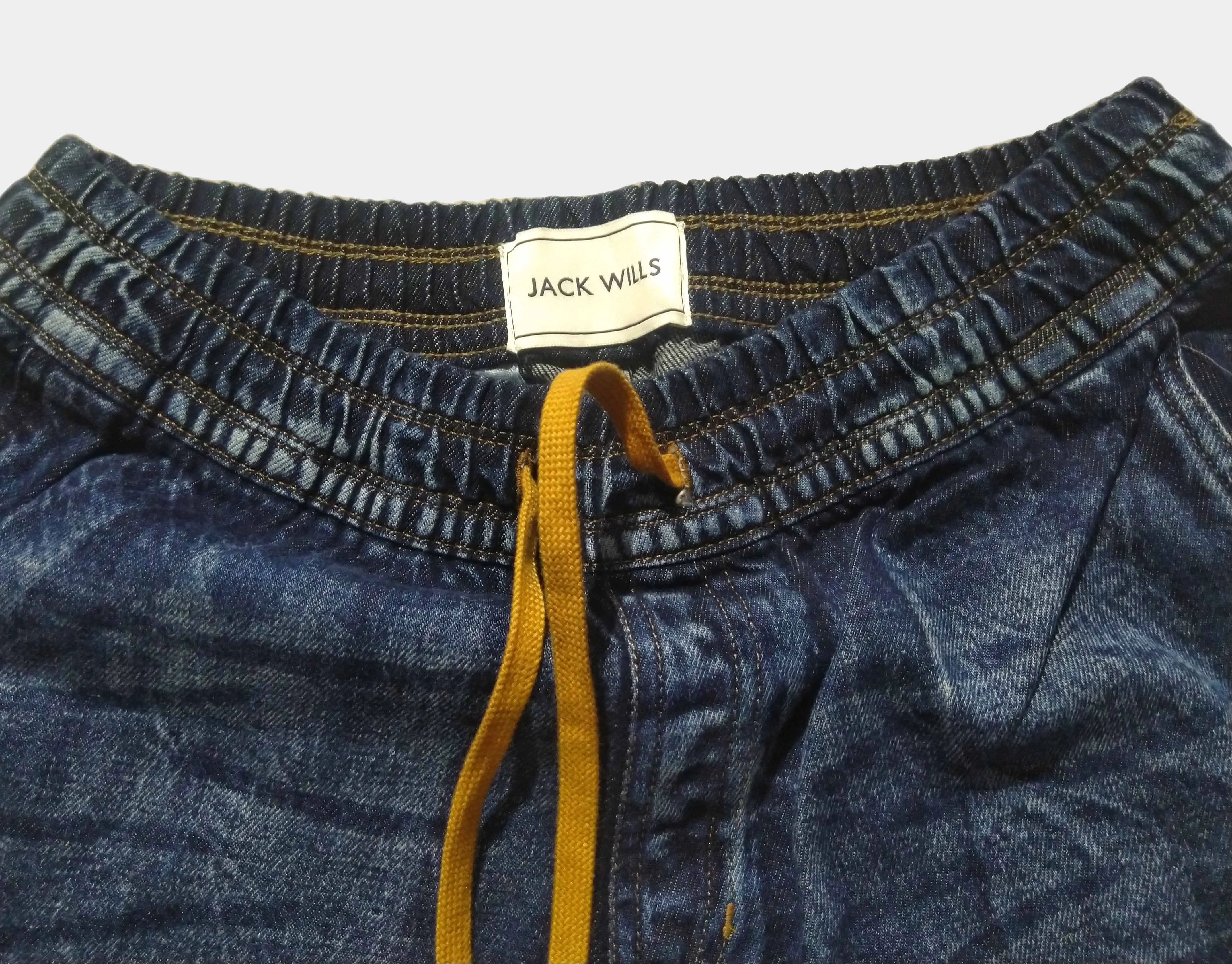 JACK WILLS Mens Branded Denim Short - Dark Blue XXL - image 2
