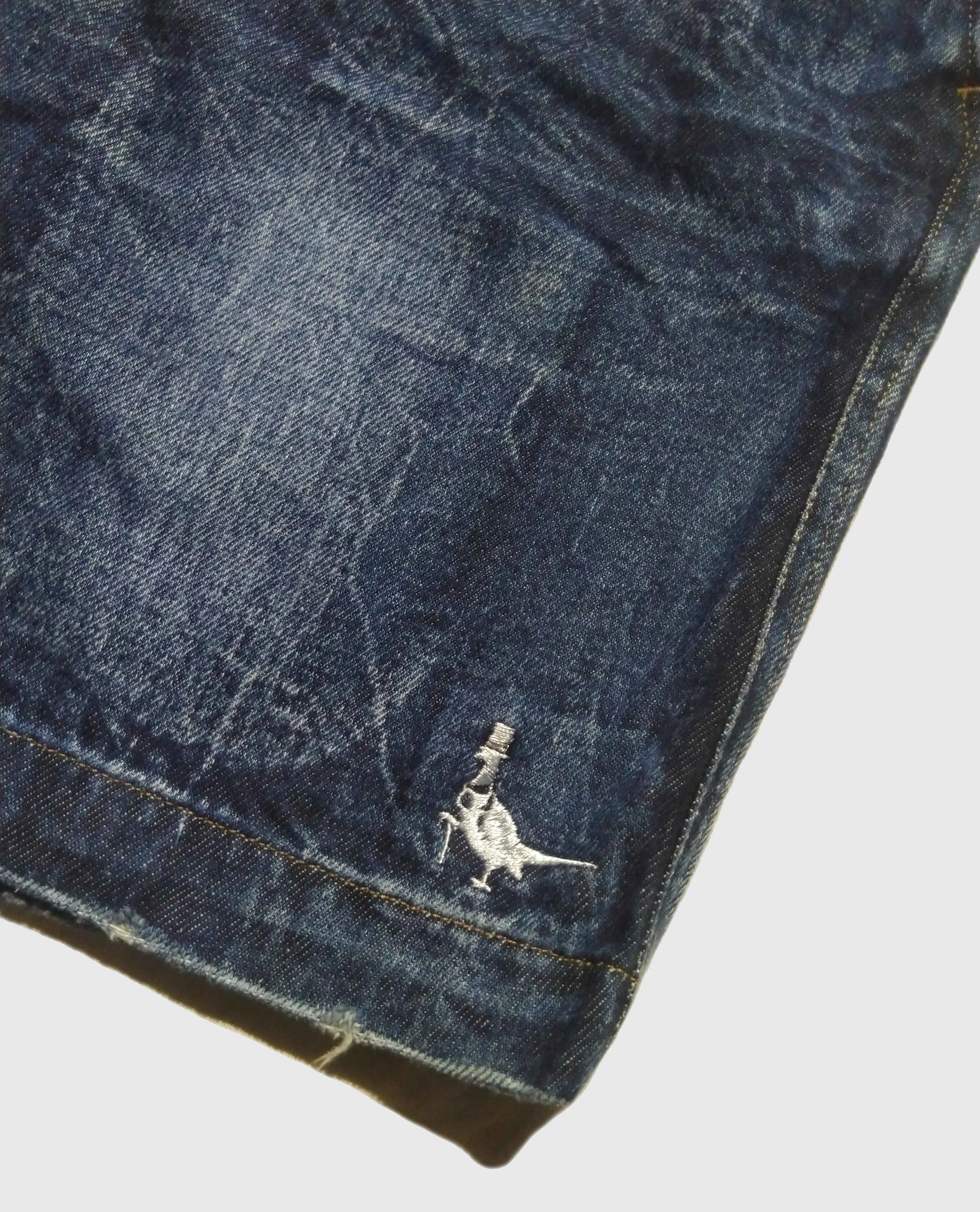 JACK WILLS Mens Branded Denim Short - Dark Blue XXL - image 3