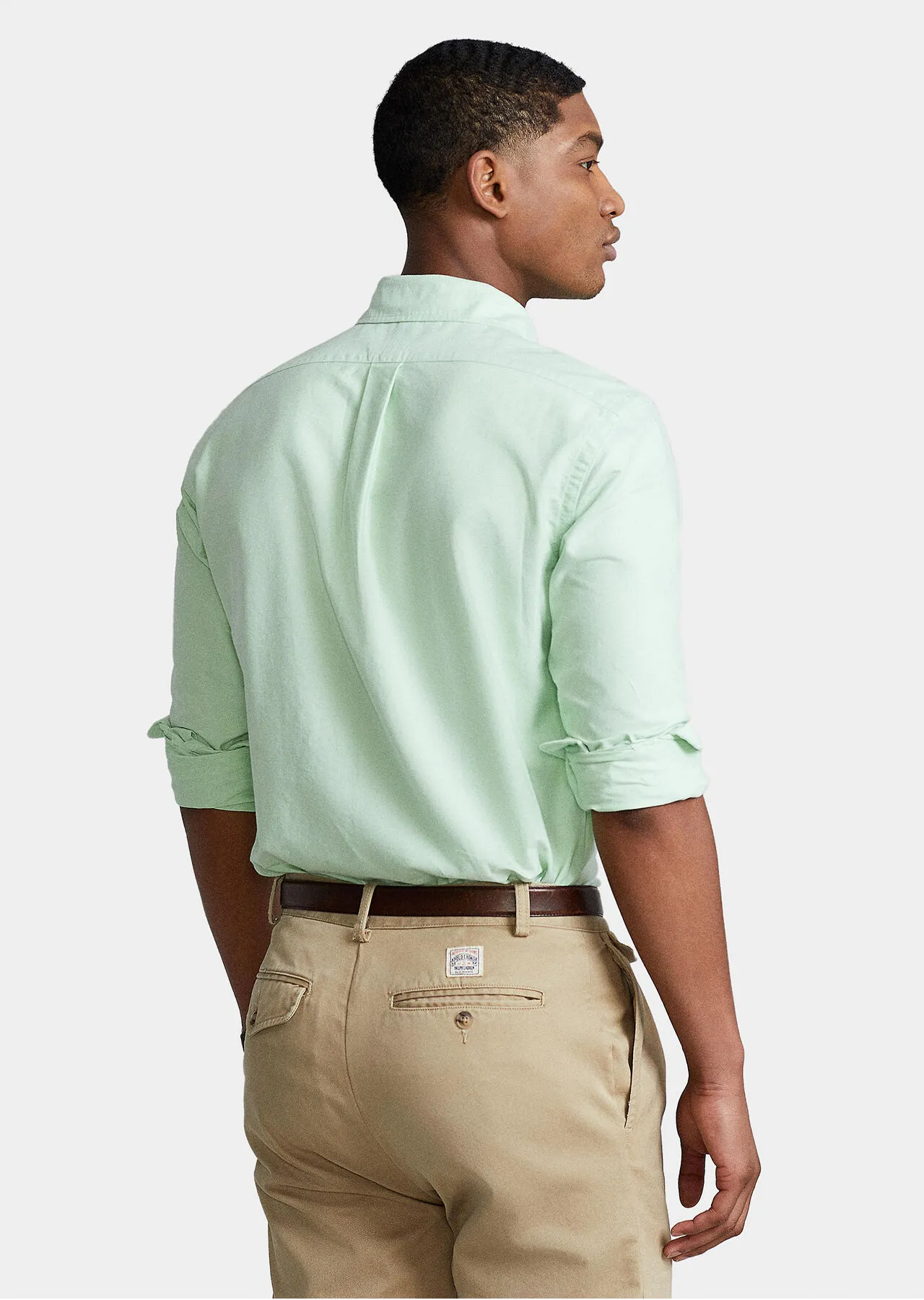 Polo Ralph Lauren Custom Fit Green Long Sleeve Shirt - image 3