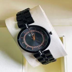 Generic Women Fashion Quartz Watch Black
