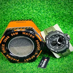 Generic New Casual Watch Green Boys