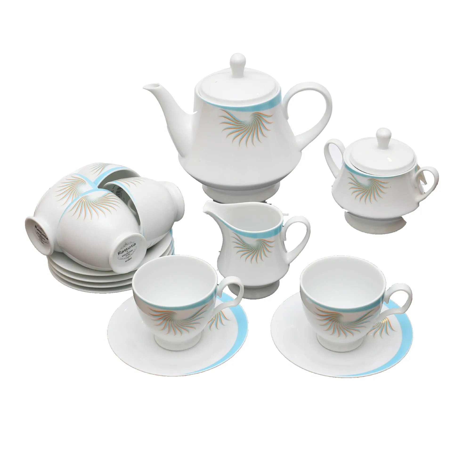 R16005 Rattota 17pc Tea Set