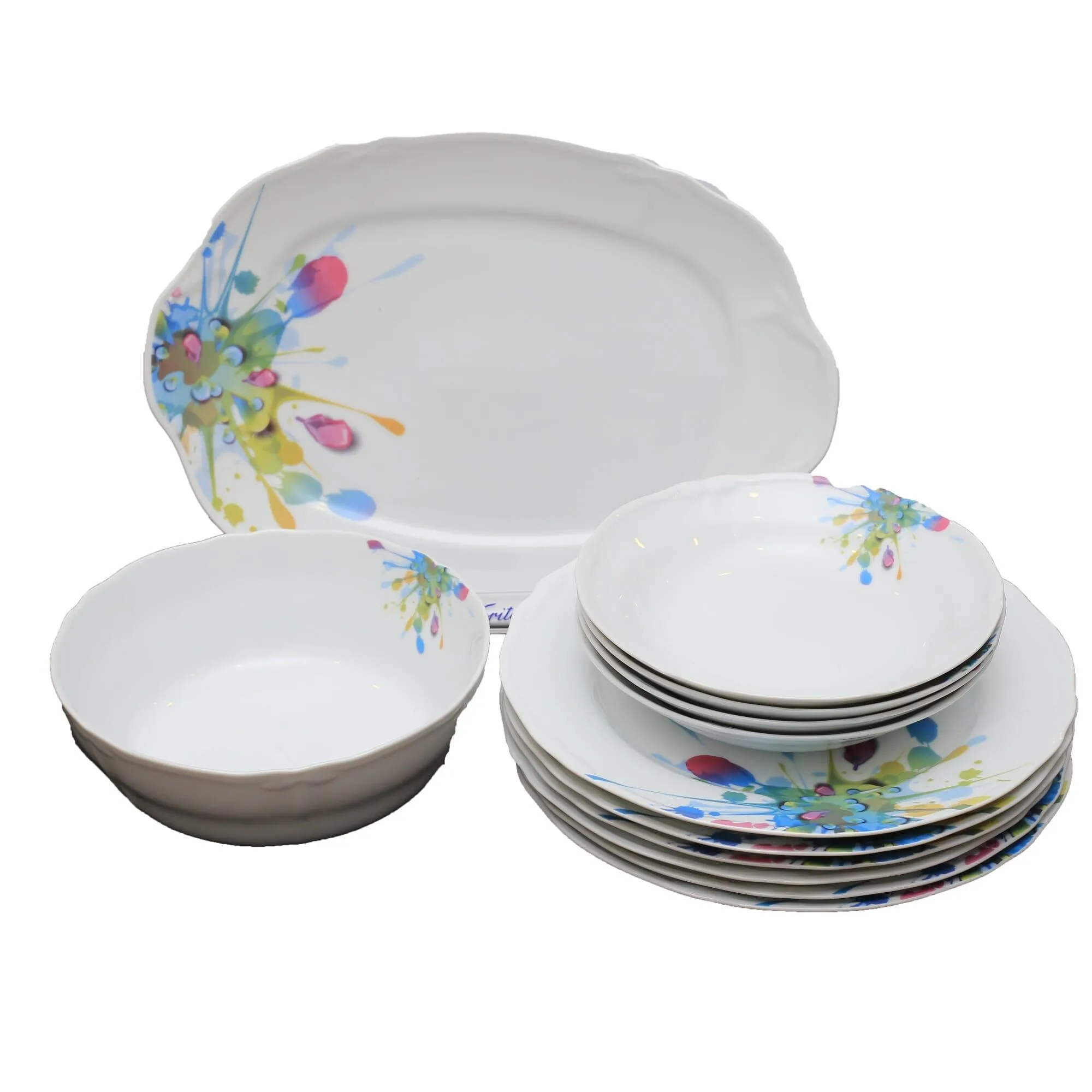 Rattota R16009 12pc Melamine Dinner Set