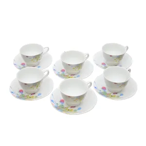 Rattota R16009 12pc Multicolor Tea Set