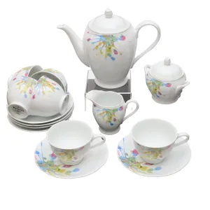 Rattota R16009 17pc Tea Set Multicolor