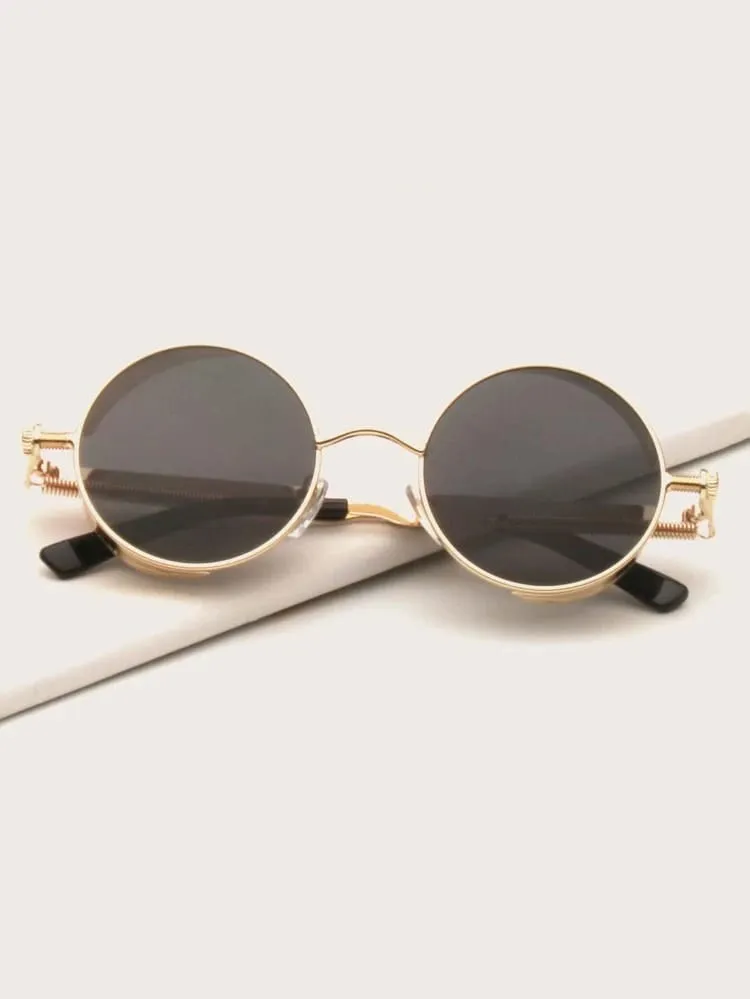 Generic Black-Gold Classical Fashion Sunglasses UV400 - image 1