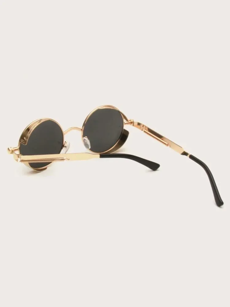Generic Black-Gold Classical Fashion Sunglasses UV400 - image 3