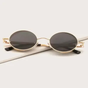 Generic Black-Gold Classical Fashion Sunglasses UV400