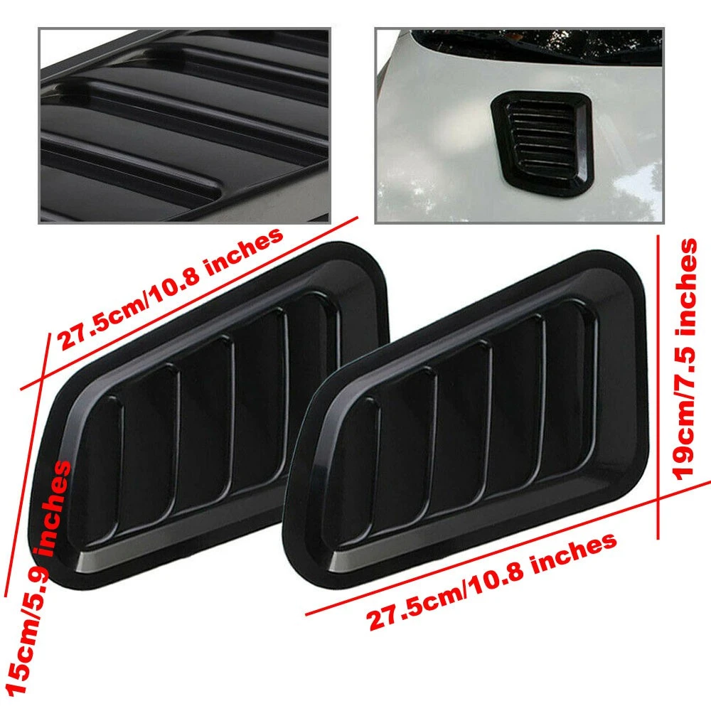 Generic Car Universal Air Flow Double Scoop Vent - image 3