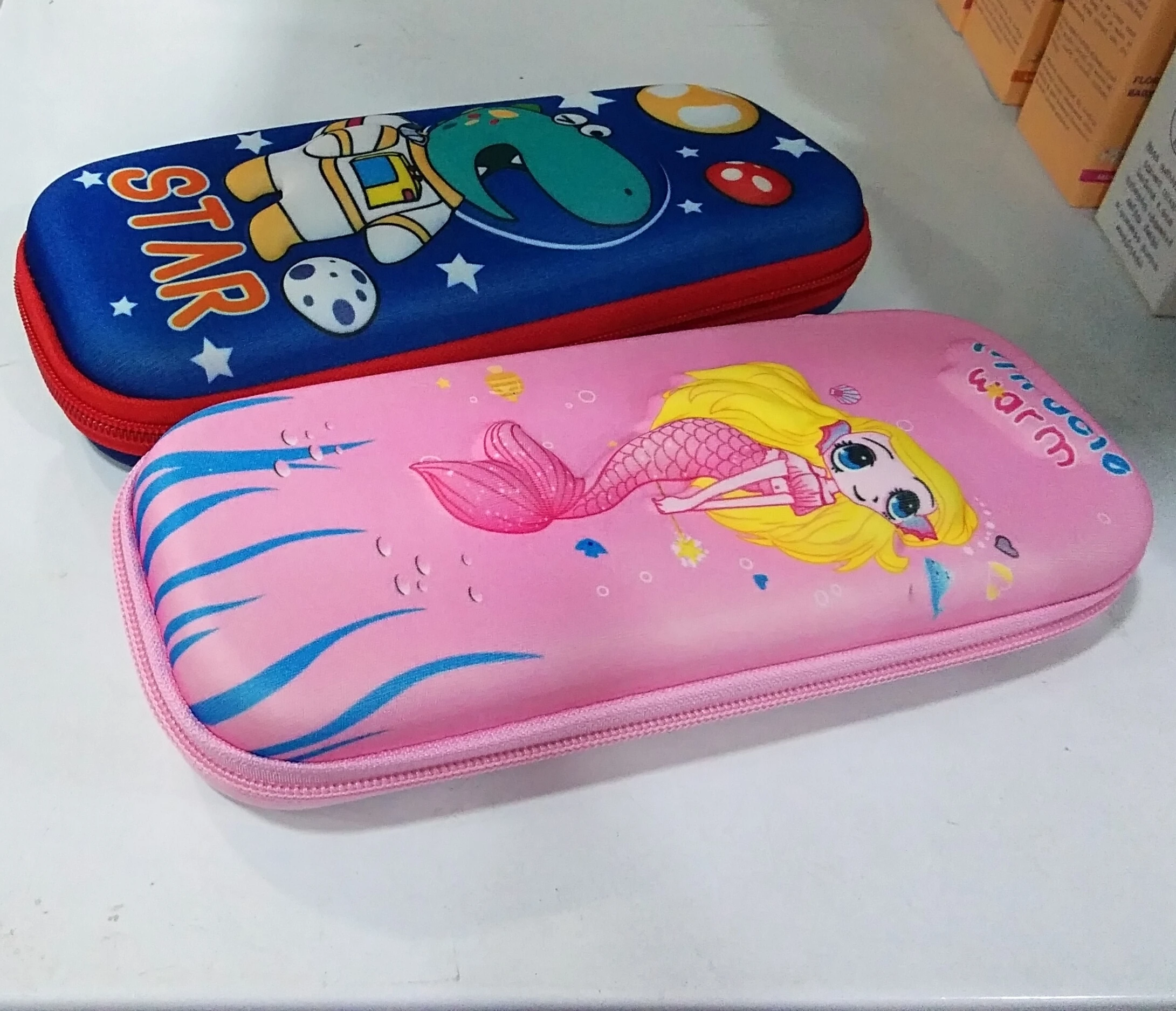 Cartoon 3D Pencil Cases Waterproof Durable