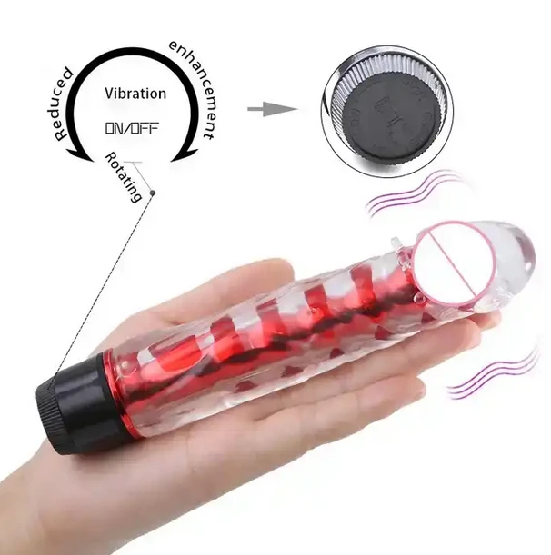 7 inch G Spot Dildo Vagina Massager Vibrator - image 5