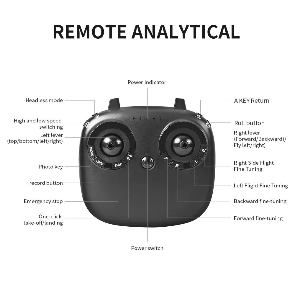 TENXIND 8S Drone With Camera RC Quadrocopter WIFI - image 4