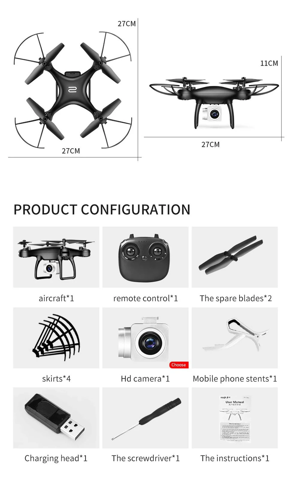TENXIND 8S Drone With Camera RC Quadrocopter WIFI - image 6