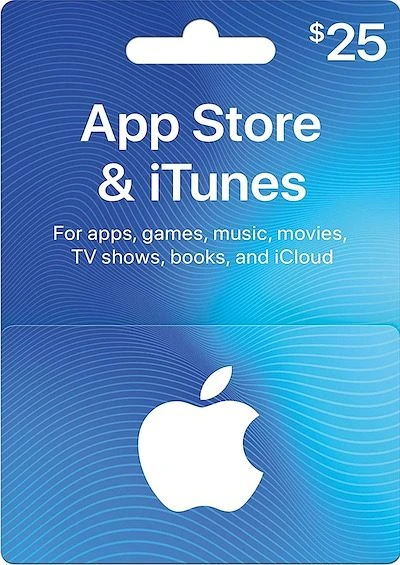 Apple iTunes Gift Card 25 USD