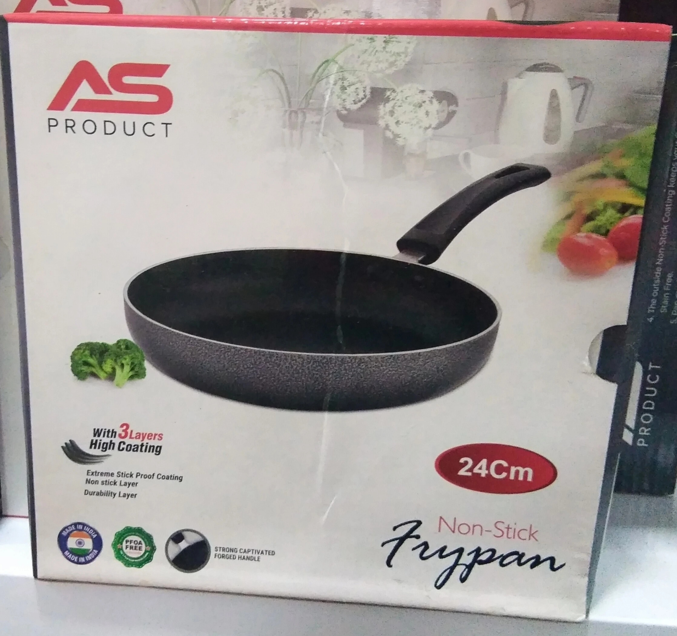 Generic Fry Pan 34cm 3 Layers High Coating