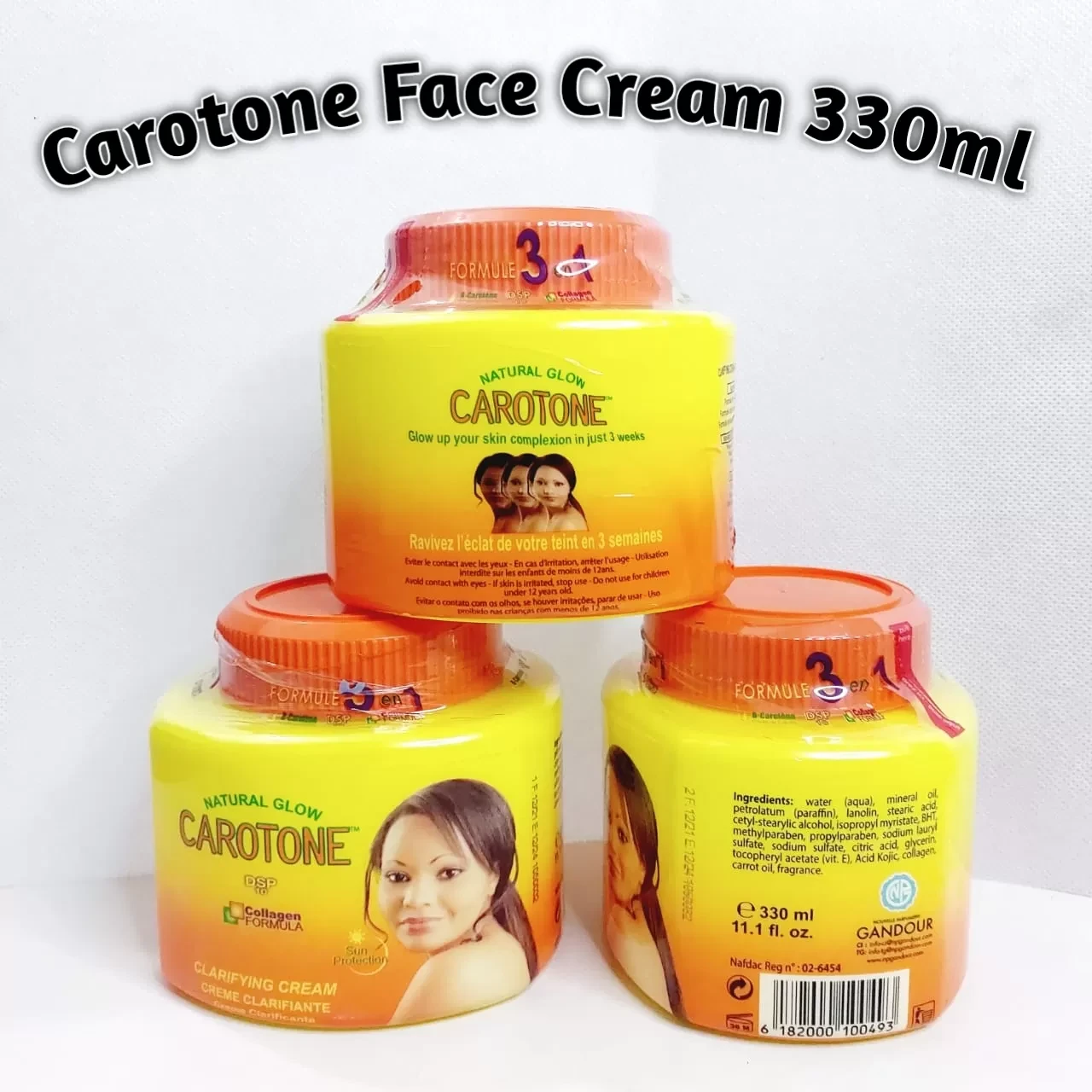 Carotone Brightening Natural Glow Cream 330ml - image 5