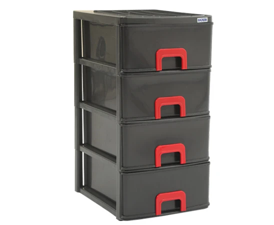 Daxer 4 Drawer Plastic Cupboard