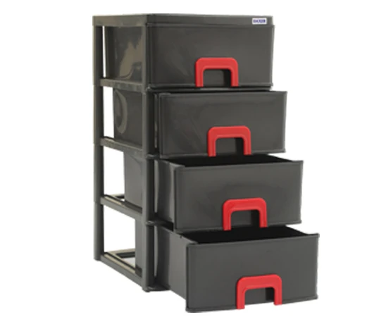 Daxer 4 Drawer Plastic Cupboard - image 2