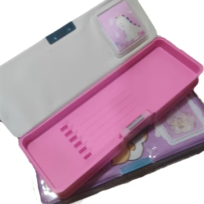 Generic Double Side Pencil Box with Calculator - image 3