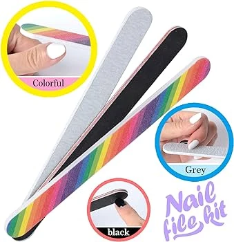 Generic Double-Sided Nail File 3 Pcs Pack