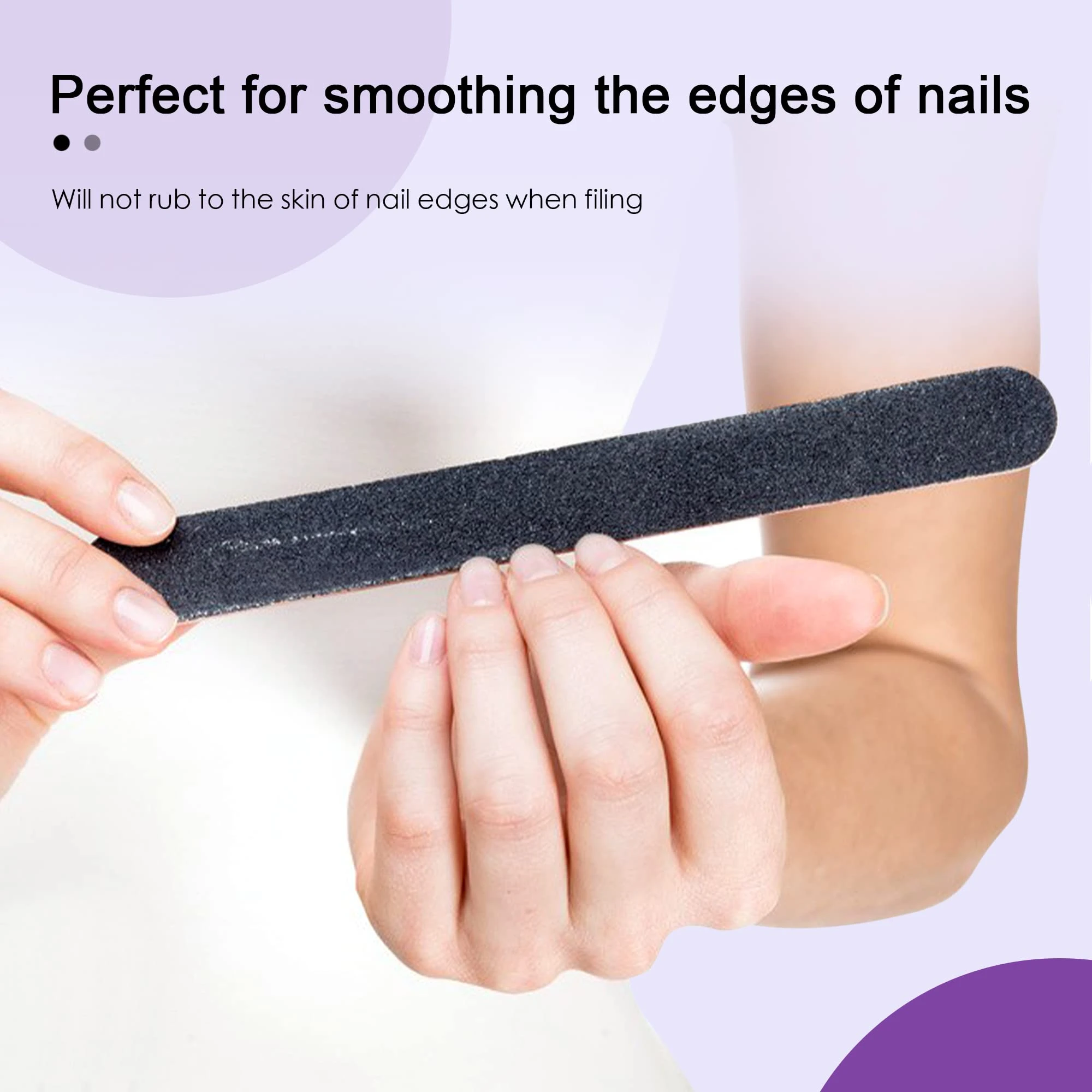 Generic Double-Sided Nail File 3 Pcs Pack - image 2
