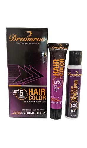 Dreamron 5 minute Hair Color Natural Black - image 3