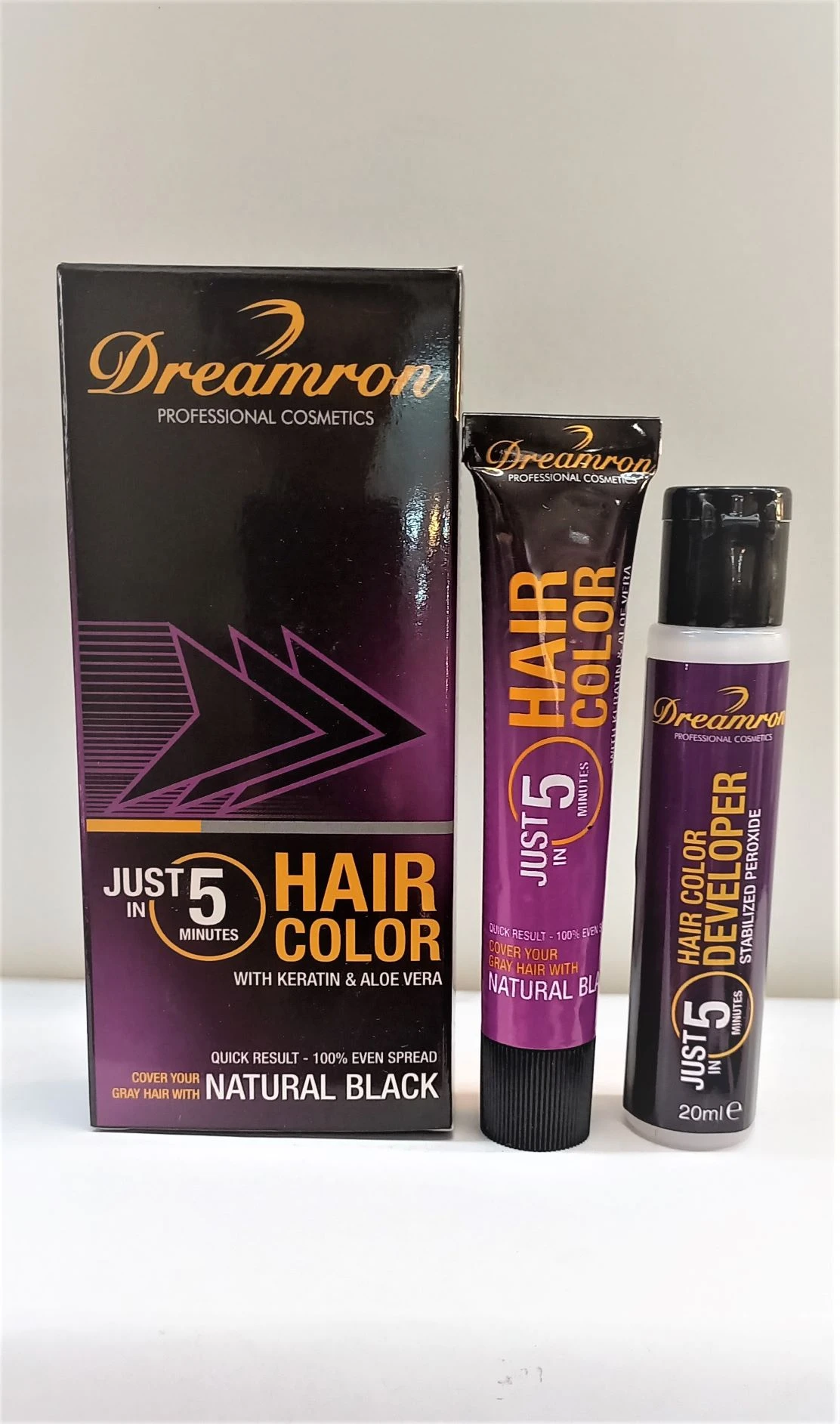 Dreamron 5 minute Hair Color Natural Black - image 2