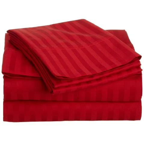 Egyptian Cotton Striped Bedsheet King Size - image 9