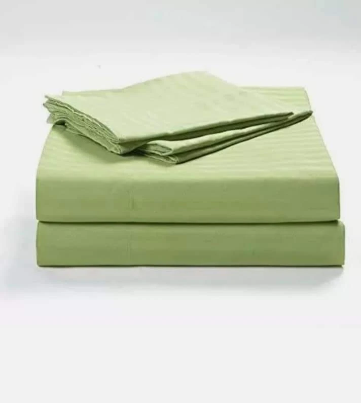 Generic Striped Bedsheet Super King Egyptian Cotton - image 8