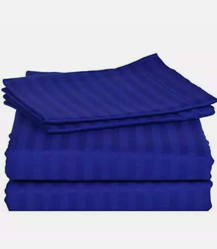 Generic Striped Bedsheet Super King Egyptian Cotton - image 7