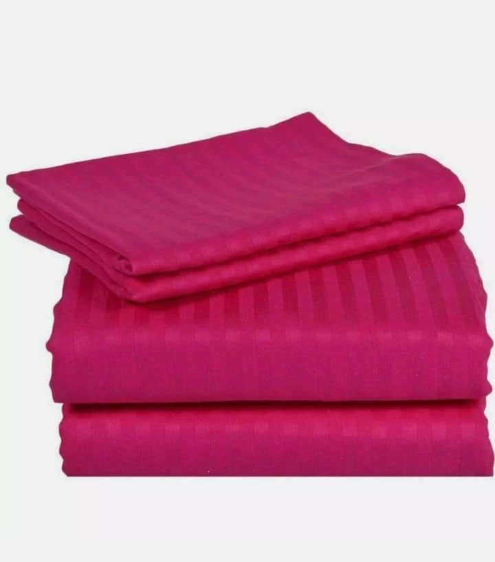 Generic Striped Bedsheet Super King Egyptian Cotton - image 9