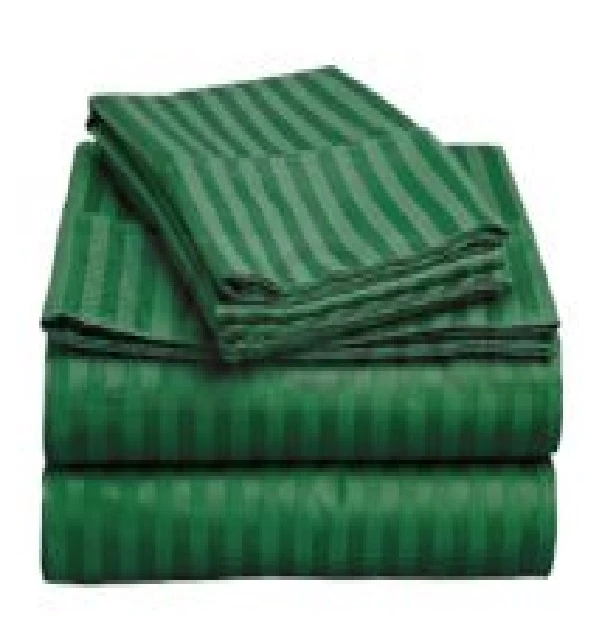 Generic Striped Bedsheet Super King Egyptian Cotton - image 12