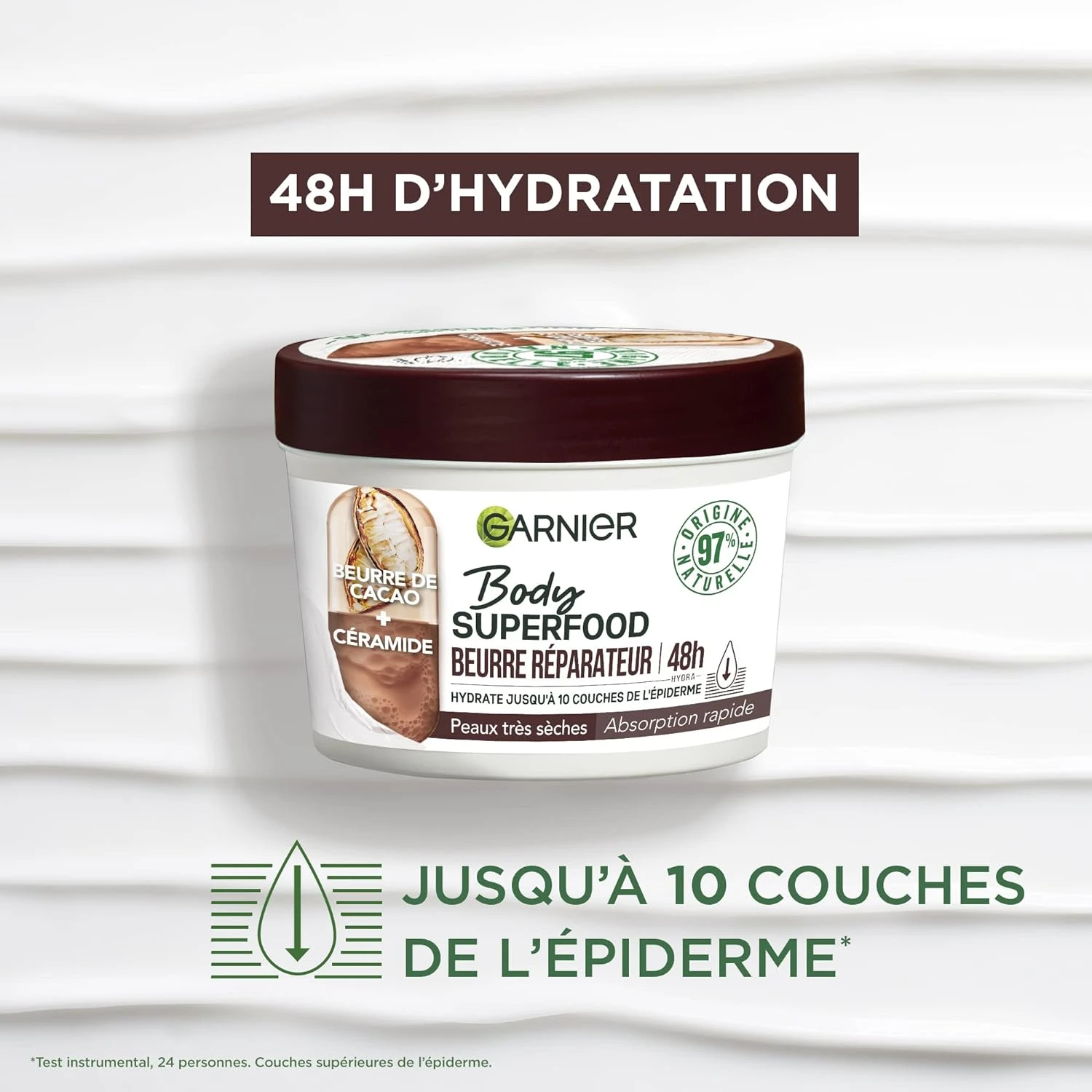 Garnier Body Superfood Cocoa Ceramide Body Butter 380ml - image 3