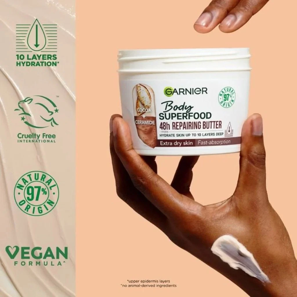 Garnier Body Superfood Cocoa Ceramide Body Butter 380ml - image 9